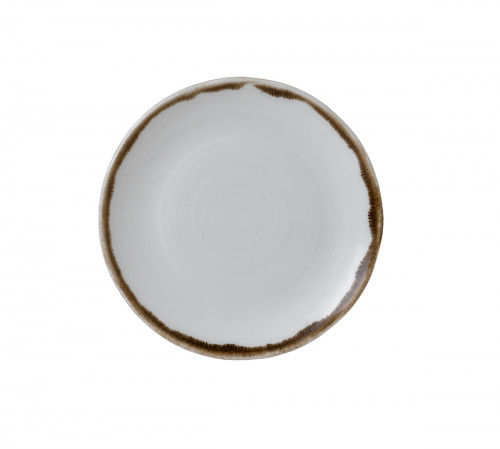 Assiette coupe plate rond blanc porcelaine Ø 16 cm Harvest Dudson