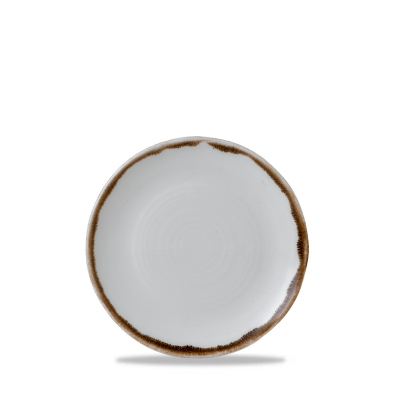 Assiette coupe plate rond blanc porcelaine Ø 23 cm Harvest Dudson