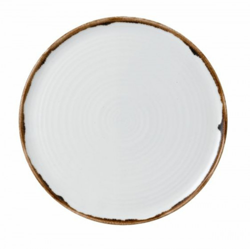 Assiette à pizza rond blanc porcelaine Ø 31,8 cm Harvest Dudson