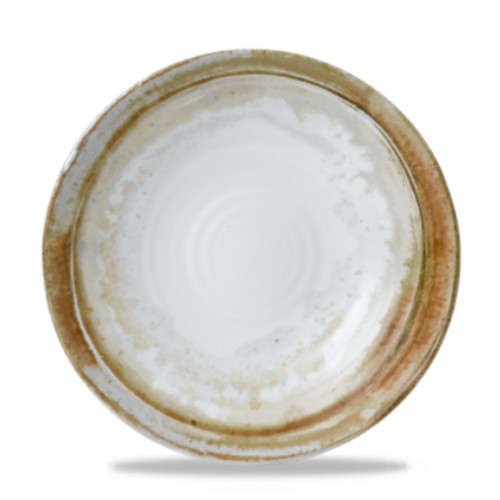 Assiette coupe plate rond beige porcelaine Ø 23 cm Finca Dudson