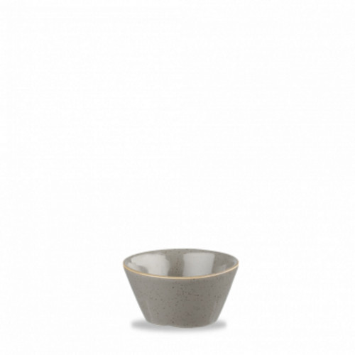 Pot à sauce rond gris porcelaine Ø 8 cm Stonecast Churchill