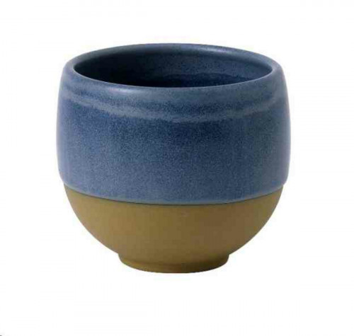 Pot à frites rond bleu porcelaine Ø 8,6 cm Emerge Churchill