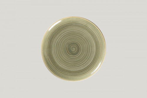 Assiette plate rond Emeraude porcelaine Ø 24 cm Rakstone Spot Rak