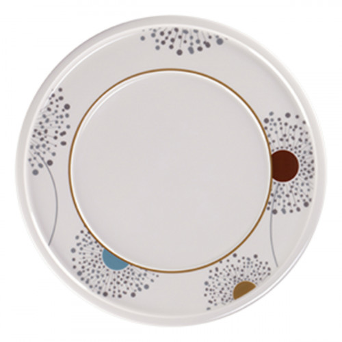 Assiette plate blanc porcelaine Ø 20,2 cm Rakstone Ease Décor Spring Rak