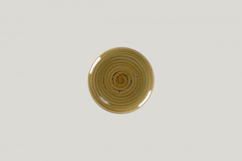 Assiette coupe plate rond beige porcelaine Ø 15 cm Rakstone Spot Rak