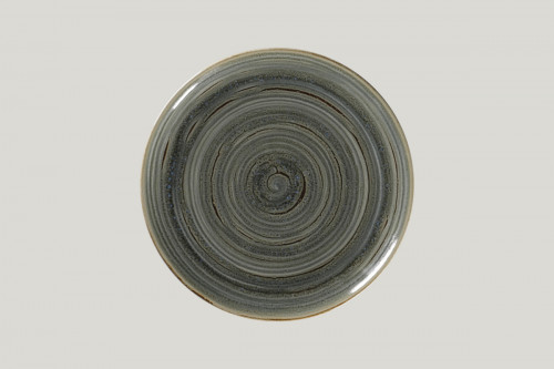 Assiette coupe plate rond Peridot porcelaine Rakstone Spot Rak