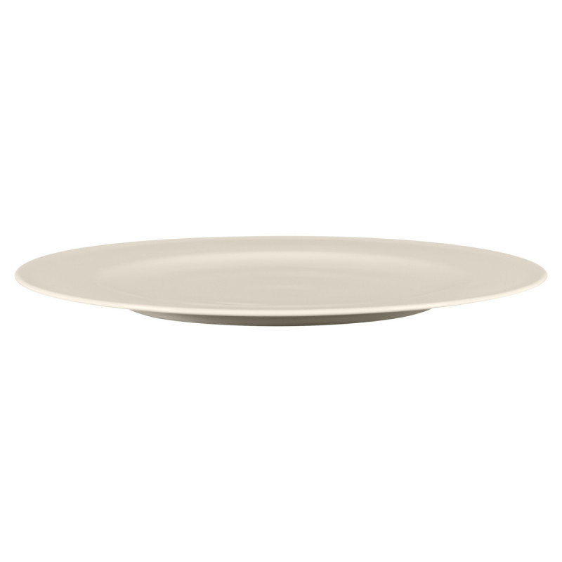 Assiette plate rond ivoire porcelaine bone china Ø 28 cm Bravura Rak