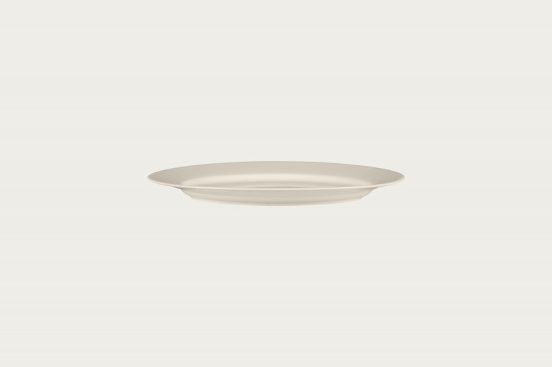 Assiette plate rond ivoire porcelaine bone china Ø 26 cm Bravura Rak