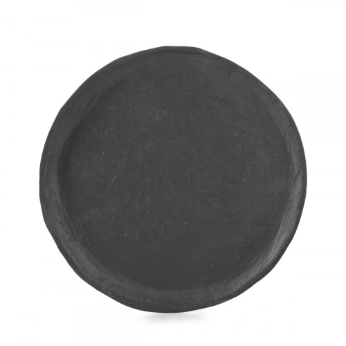Assiette plate Noir brut porcelaine Ø 21,5 cm Yli Revol