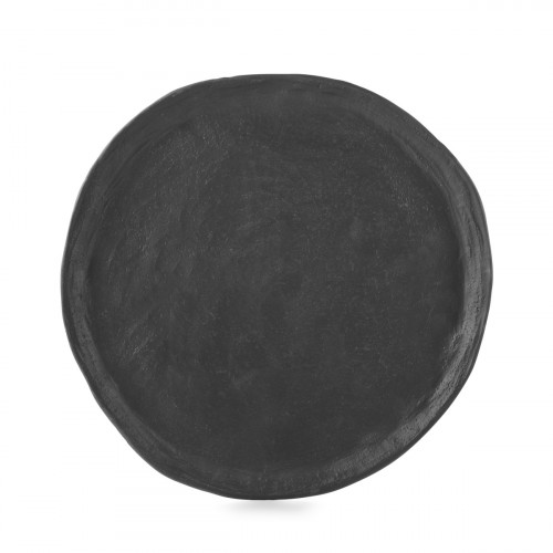 Assiette plate Noir brut porcelaine Ø 26,5 cm Yli Revol