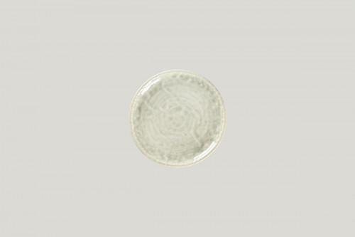 Assiette plate coupe rond céladon porcelaine Ø 15 cm Krush Rak