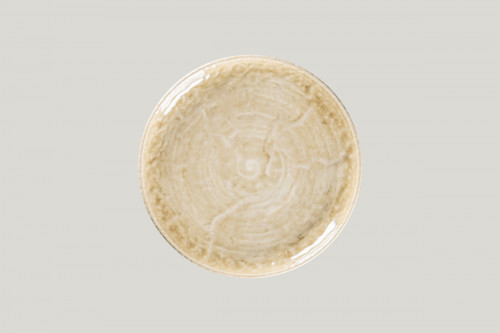 Assiette plate coupe rond vanilla porcelaine Ø 24 cm Krush Rak