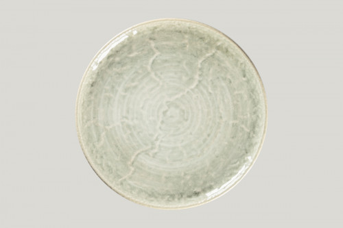 Assiette plate coupe rond céladon porcelaine Ø 30 cm Krush Rak