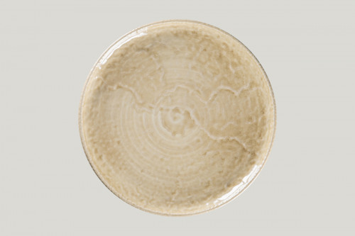 Assiette plate coupe rond vanilla porcelaine Ø 30 cm Krush Rak