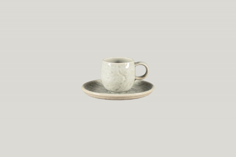 Sous-tasse à expresso rond céladon porcelaine Ø 13 cm Krush Rak