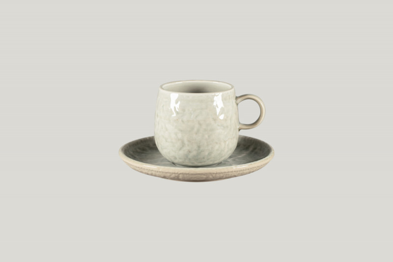 Sous-tasse à expresso rond céladon porcelaine Ø 17 cm Krush Rak