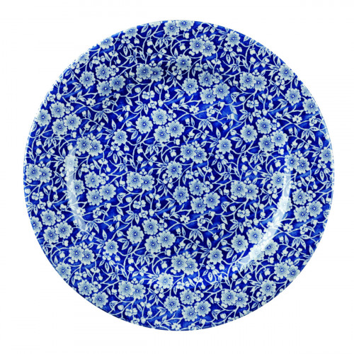 Assiette plate rond Victorian Calico Bleu Prague porcelaine Ø 30,5 cm Vintage Prints Churchill