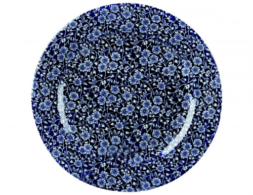 Assiette plate rond Victorian Calico Bleu Willow porcelaine Ø 30,5 cm Vintage Prints Churchill