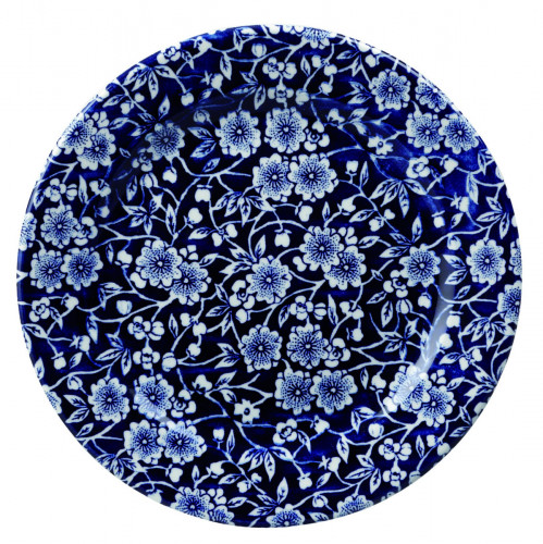 Assiette plate rond Victorian Calico Bleu Willow porcelaine Ø 27,6 cm Vintage Prints Churchill