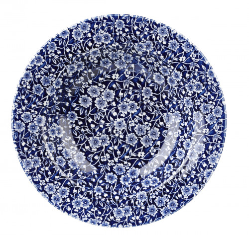 Assiette creuse rond Victorian Calico Bleu Willow porcelaine Ø 24,9 cm Vintage Prints Churchill