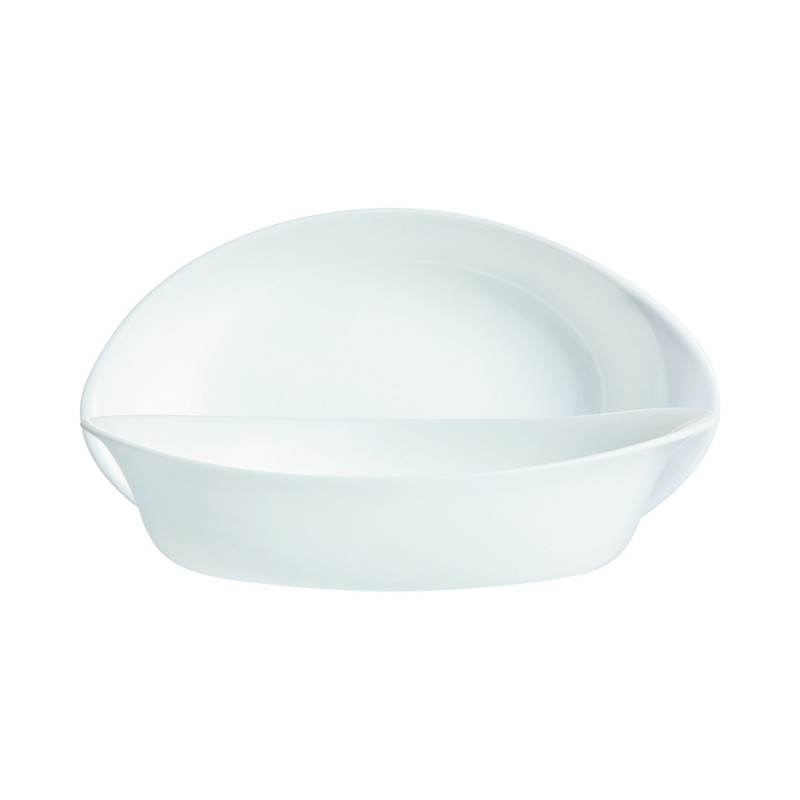 Plat ovale blanc verre 21,5 cm Smart Cuisine Luminarc