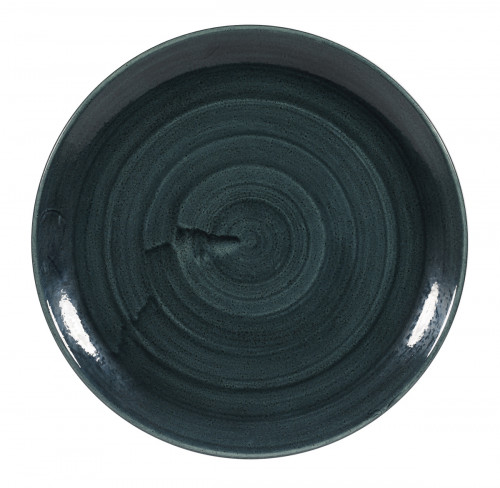 Assiette coupe rond Rustic Teal porcelaine Ø 28,8 cm Stonecast Patina Churchill