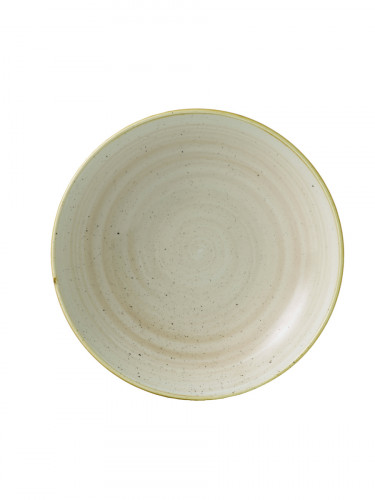 Assiette creuse rond Nutmeg Cream porcelaine Ø 18,2 cm Stonecast Churchill