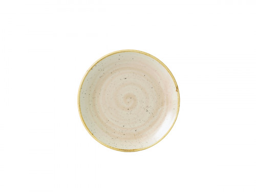 Assiette coupe rond Nutmeg Cream porcelaine Ø 16,5 cm Stonecast Churchill