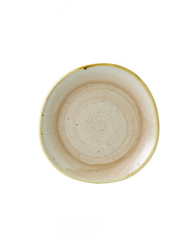 Assiette plate rond Nutmeg Cream porcelaine Ø 21 cm Stonecast Churchill