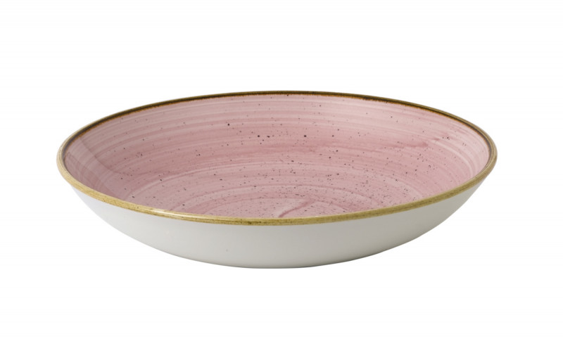 Assiette coupe rond Petal Pink porcelaine Ø 28,8 cm Stonecast Churchill