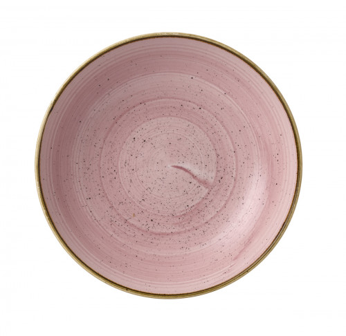 Assiette creuse rond Petal Pink porcelaine Ø 24,8 cm Stonecast Churchill