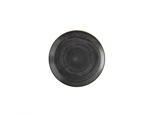 Assiette coupe rond Raw Black porcelaine Ø 28,8 cm Stonecast Raw Churchill