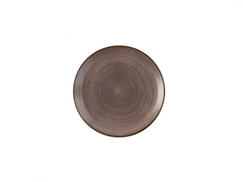 Assiette coupe rond Raw Brown porcelaine Ø 28,8 cm Stonecast Raw Churchill