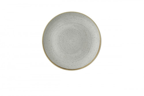 Assiette coupe rond Raw Brown porcelaine Ø 26 cm Stonecast Raw Churchill