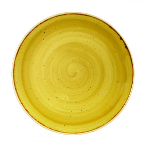 Assiette coupe rond Mustard porcelaine Ø 26 cm Stonecast Churchill