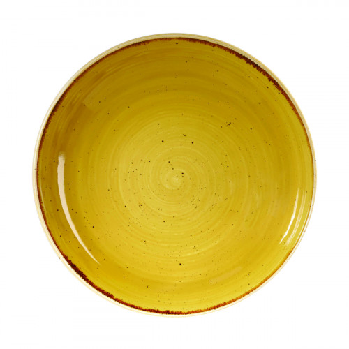 Assiette creuse rond Mustard porcelaine Ø 18,2 cm Stonecast Churchill