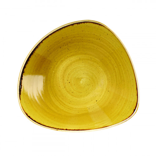Bol triangulaire Mustard porcelaine 23,5 cm Stonecast Churchill