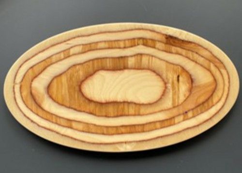 Planche ovale bouleau bois 20 cm De La Roca
