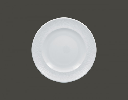 Assiette plate rond blanc porcelaine Ø 26,9 cm Charm+ Rak