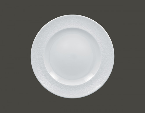 Assiette plate rond blanc porcelaine Ø 30,6 cm Charm+ Rak