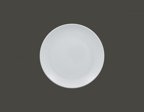 Assiette coupe plate rond blanc porcelaine Ø 24 cm Charm+ Rak