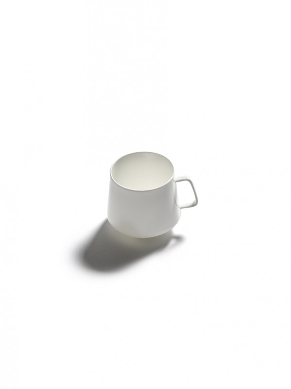 Tasse à café rond blanc porcelaine bone china Ø 8,4 cm Nido Serax