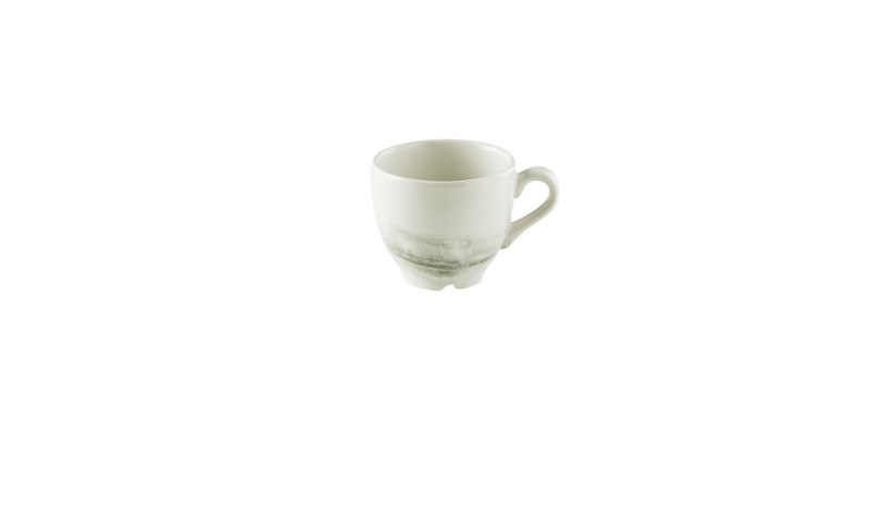 Sous-tasse à cappuccino / thé rond vert porcelaine vitrifiée Ø 15,6 cm Finca Dudson