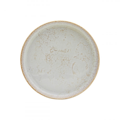 Assiette plate rond beige grès Ø 17 cm Sand Accolade