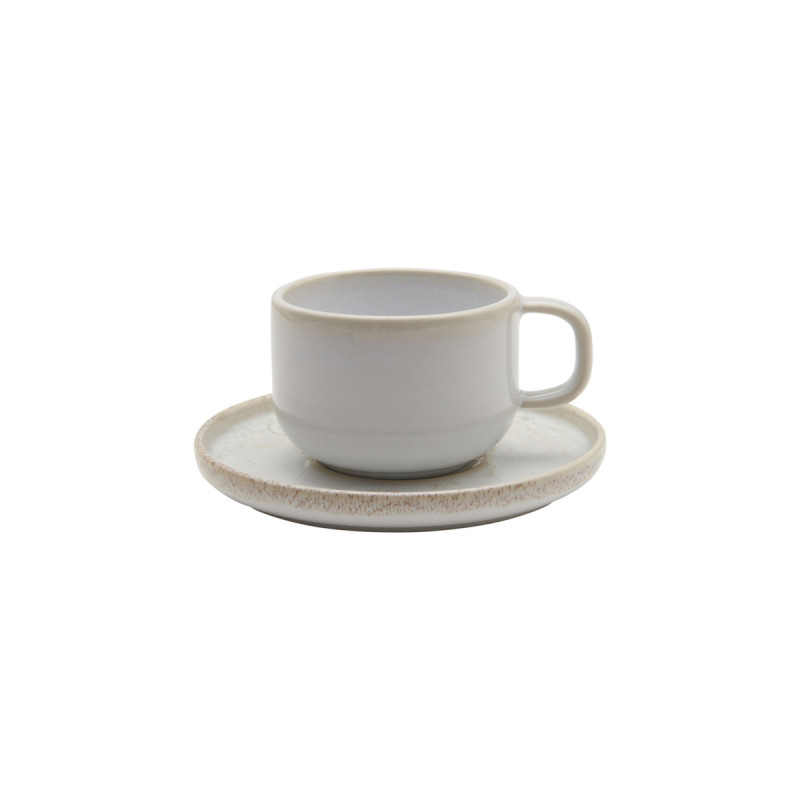 Tasse à thé beige grès 21 cl Ø 8,5 cm Sand Accolade