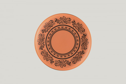 Assiette extra plate rond Tero Décor Alexandria porcelaine Ø 29 cm Earth Rak