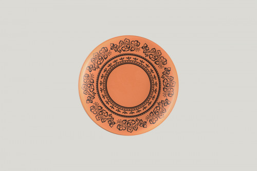 Assiette coupe creuse rond Tero Décor Alexandria porcelaine Ø 23,4 cm Earth Rak