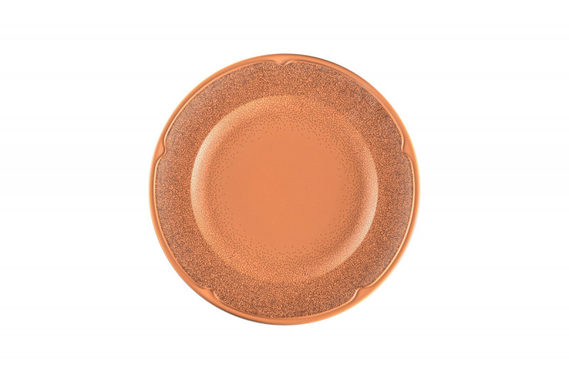 Assiette plate rond Tero Décor Prima porcelaine Ø 28,9 cm Earth Rak