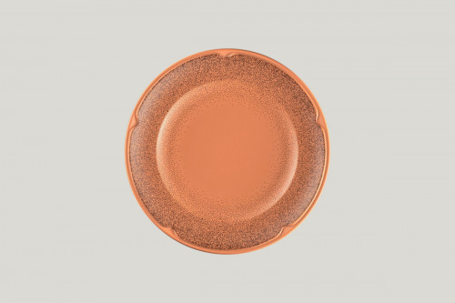 Assiette plate rond Tero Décor Denia porcelaine Ø 27 cm Earth Rak