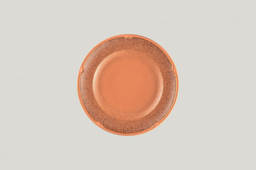 Assiette plate rond Tero Décor Denia porcelaine Ø 23,7 cm Earth Rak